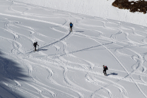 Tourengebiet Vorderer Grieskogel, Kühtai, Tirol, Austria