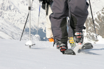 Skitour zum Zuckerhütl, Stubaier Gletscher, Tirol, Austria