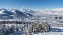 Blick vom Patscherkofel in das Inntal, Tirol, Austria