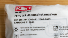 FFP2 NR Atemschutzmasken aus China 