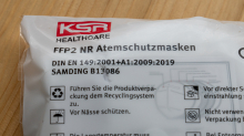 FFP2 NR Atemschutzmasken aus China 