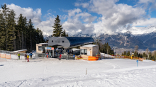Skigebiet Glungezer, Tirol, Austria