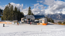 Skigebiet Glungezer, Tirol, Austria