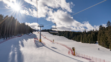 Skigebiet Glungezer, Tirol, Austria