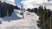 Skigebiet Glungezer, Tirol, Austria