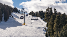 Skigebiet Glungezer, Tirol, Austria