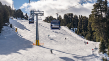 Skigebiet Glungezer, Tirol, Austria