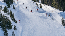 Skigebiet Glungezer, Tirol, Austria