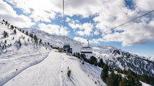 Skigebiet Glungezer, Tirol, Austria