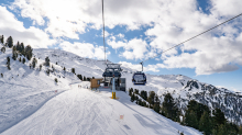 Skigebiet Glungezer, Tirol, Austria