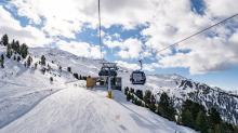 Skigebiet Glungezer, Tirol, Austria