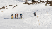 Skitourengeher / Patscherkofel, Tirol, Austria