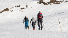 Skitourengeher / Patscherkofel, Tirol, Austria