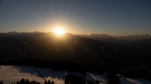 Sonnenuntergang am Patscherkofel, Tirol, Austria