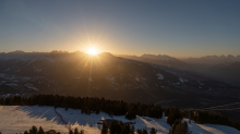 Sonnenuntergang am Patscherkofel, Tirol, Austria