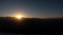 Sonnenuntergang am Patscherkofel, Tirol, Austria
