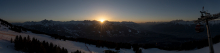 Sonnenuntergang am Patscherkofel, Tirol, Austria