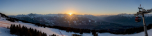 Sonnenuntergang am Patscherkofel, Tirol, Austria