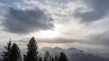 Wetterumschwung in den Bergen