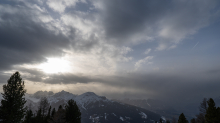 Wetterumschwung in den Bergen