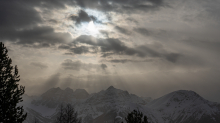 Wetterumschwung in den Bergen