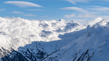 Tuxer Alpen im Winter / Tirol, Österreich