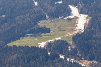 Skigebiet Muttereralm im Frühling, Mutters, Tirol, Österreich