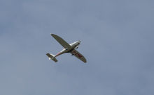 Sportflugzeug D-EPNE über Tirol, Österreich