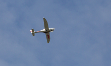 Sportflugzeug D-EPNE über Tirol, Österreich