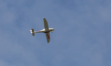 Sportflugzeug D-EPNE über Tirol, Österreich