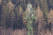 Mobilfunkmast in Igls, Innsbruck, Tirol, Österreich