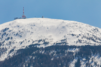 Gipfel Patscherkofel mit Sendeanlage, Tirol, Österreich