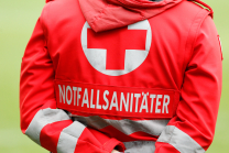 Rettungssanitäte beim American Football / Tivoli Stadion, Innsbruck, Österreich