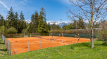 Tennisplätze des TC Parkclub Igls, Innsbruck, Tirol, Österreich