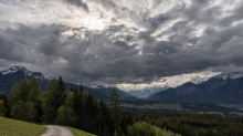 Wetterumschwung in den Bergen