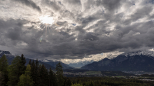 Wetterumschwung in den Bergen