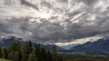 Wetterumschwung in den Bergen