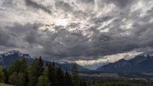 Wetterumschwung in den Bergen