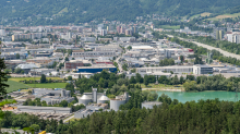IKB-Kläranlage, Innsbruck, Tirol, Österreich