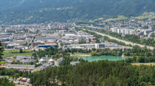 IKB-Kläranlage, Innsbruck, Tirol, Österreich
