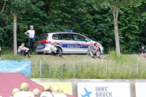 Polizei, Polizeiauto / Innsbruck, Tirol, Österreich