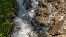 kleiner Wasserfall / Gebirgsbach / Arztal, Ellbögen, Tirol, Österreich