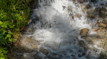 kleiner Wasserfall / Gebirgsbach / Arztal, Ellbögen, Tirol, Österreich