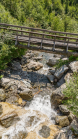 Gebirgsbach / Falggasanerbach im Arztal, Ellbögen, Tirol, Österreich