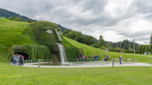 Riese der Swarovski Kristallwelten, Wattens, Tirol, Österreich