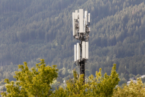 Mobilfunkmast in der Reichenau, Innsbruck, Tirol, Österreich