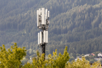 Mobilfunkmast in der Reichenau, Innsbruck, Tirol, Österreich