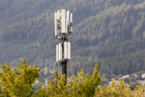 Mobilfunkmast in der Reichenau, Innsbruck, Tirol, Österreich