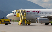 Eurowings Ferienflieger / Flughafen Innsbruck, Tirol, Österreich