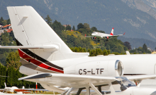 Austrian Airlines / Flughafen Innsbruck, Tirol, Österreich